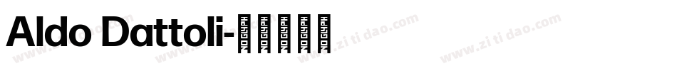 Aldo Dattoli字体转换